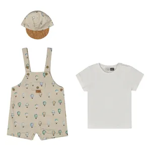 ست 3 تکه لباس نوزادی ایندیگو مدل 14202