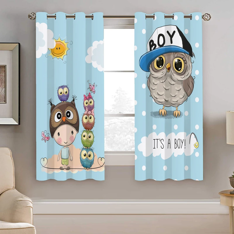 پرده نیروانا طرح کودک  مدل هازان کد 8137   سایز 140×200 سانتی متر