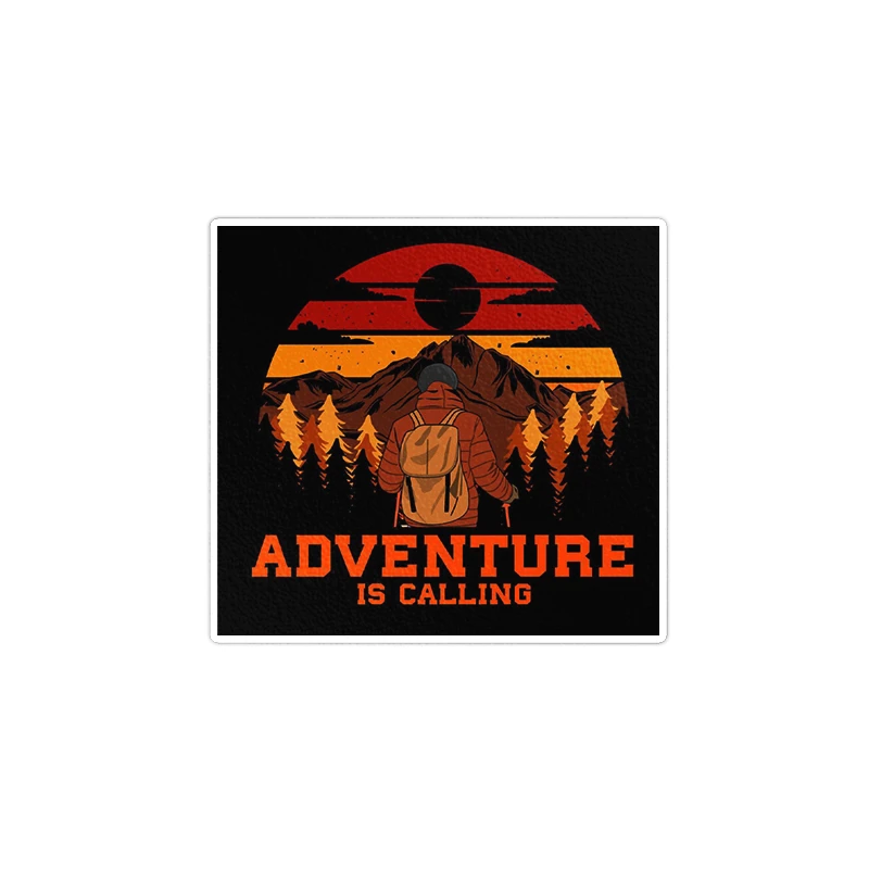     استیکر لپ تاپ ویندی دیزاین طرح camping مدل 1464