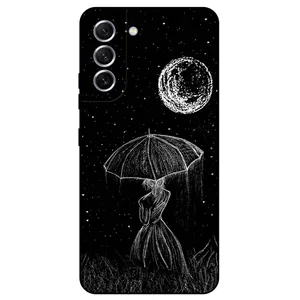 Megafone Girl and Moon 1369 Cover For Samsung Galaxy S22 Plus 5G