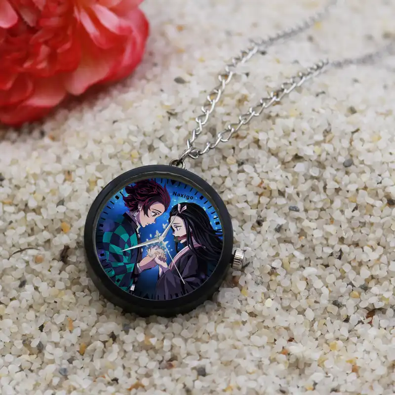 ساعت گردنبندی عقربه ای ناکسیگو مدل Demon Slayer کد NF12940