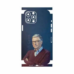 MAHOOT Bill Gates-FullSkin Cover Sticker for Apple iPhone 12 Pro Max