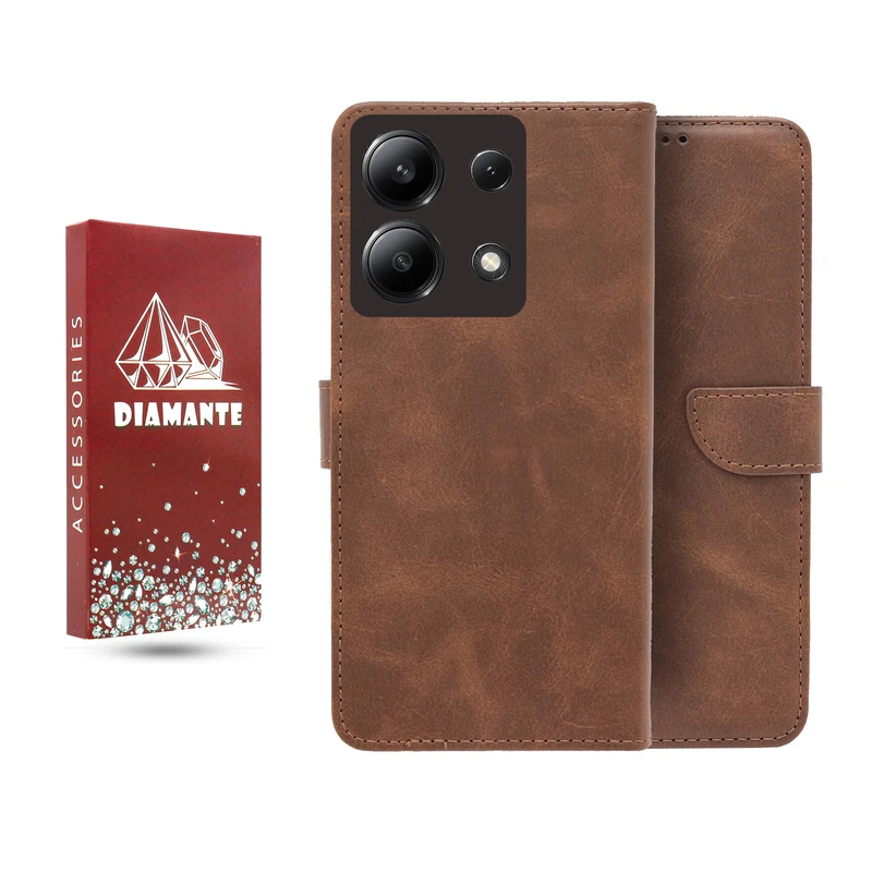 کیف کلاسوری دیامانته مدل Bers Ros مناسب برای گوشی موبایل شیائومی Redmi Note 14s