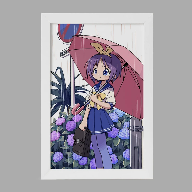 تابلو خندالو مدل تسوکاسا انیمه ستاره خوش شانس کد 23585