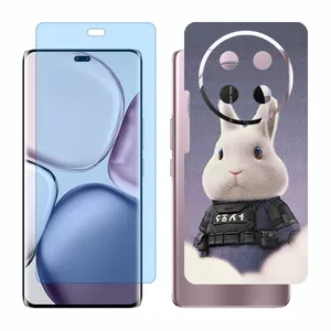 Glass Together model matte anti bluescreen protector suitable for Honor X9c mobile phone with back cover sticker