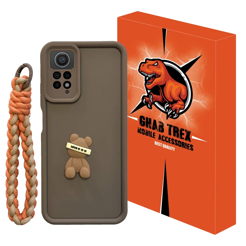 کاور قاب تی رکس مدل SOLIDBEAR مناسب برای گوشی موبایل شیائومی Redmi Note 12 Pro 4G به همراه بند