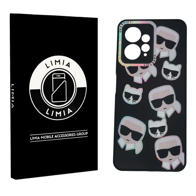 کاور لیمیا مدل فانتزی لنزدار طرح عروسکی شبرنگی مناسب برای گوشی موبایل شیائومی Redmi Note 12 4G