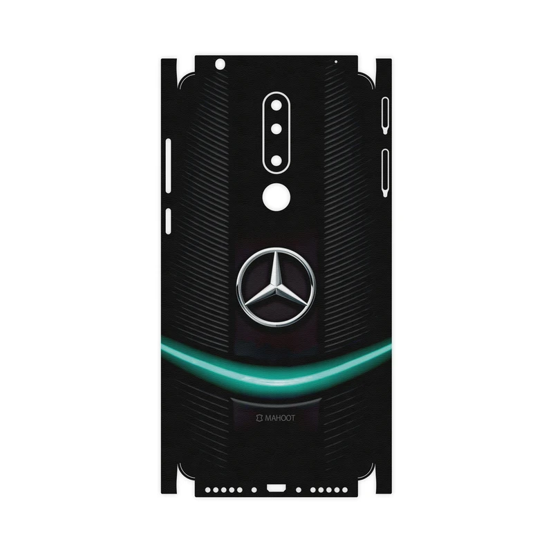برچسب پوششی ماهوت مدل Mercedes-Benz-FullSkin مناسب برای گوشی موبایل نوکیا 3.1 Plus