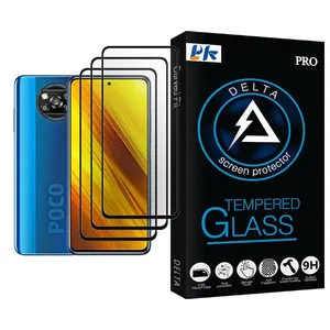 PK Delta Glass MIX003 Screen Protector For Xiaomi Poco X3 NFC Pack Of 3
