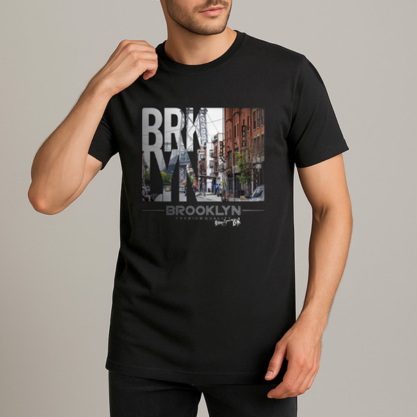 تی شرت آستین کوتاه مردانه موها فیتنس مدل  2622-BROOKLYN