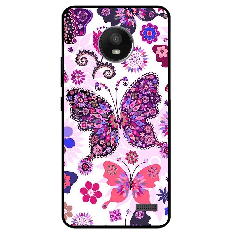 کاور مگافون طرح پروانه مدل 6356 مناسب برای گوشی موبایل موتورولا Moto E4