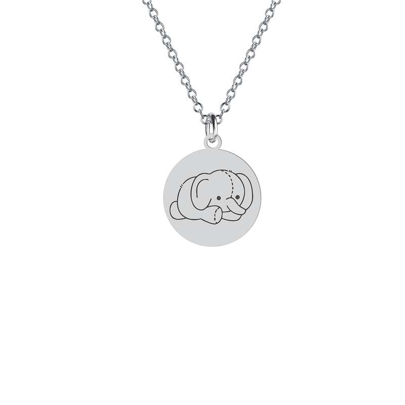 گردنبند هایکا طرح فیل مدل ha247 گردنبند هایکا طرح فیل مدل ha247