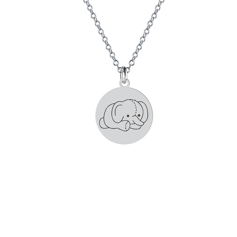 گردنبند هایکا طرح فیل مدل ha247 گردنبند هایکا طرح فیل مدل ha247