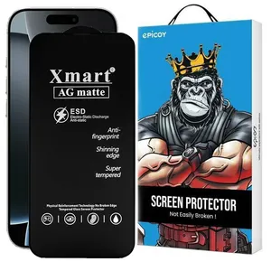 Epicoy Xmart Ag Matte Glass Screen protector for Apple iphone 16 Pro Max