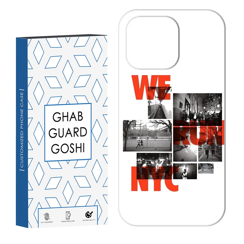 کاور قاب گارد گوشی طرح WE RUN کد Dimo-739 مناسب برای گوشی موبایل اپل IPHONE 16 PRO   