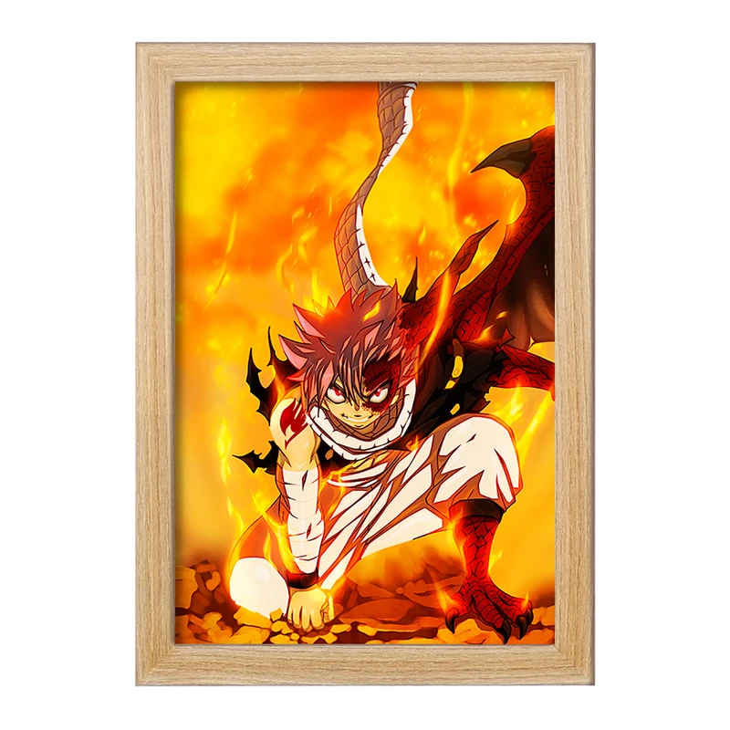 تابلو خندالو مدل ناتسو انیمه فری تیل Fairy Tail  کد 16459