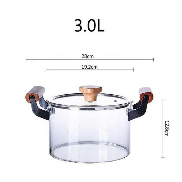 سرویس قابلمه 3 پارچه مدل شیشه ایی کد NC21,NC20,NC19