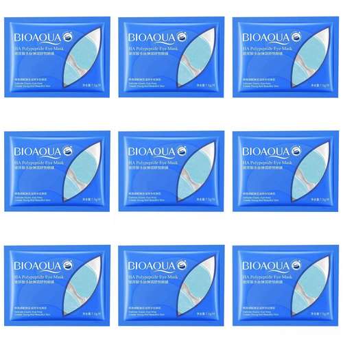 ماسک زیر چشم بایو آکوا مدل HA Polypeptide وزن 7.5 گرم بسته 9 عددی
