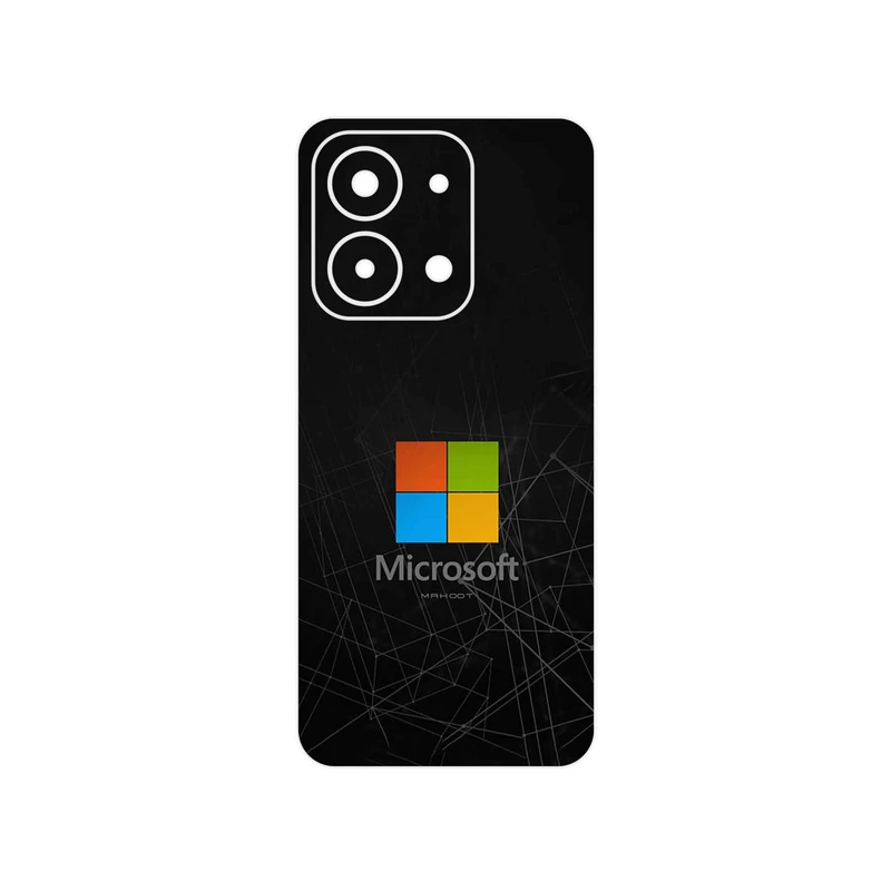 برچسب پوششی ماهوت مدل Microsoft_Logo مناسب برای گوشی موبایل شیائومی Redmi 15C 4G