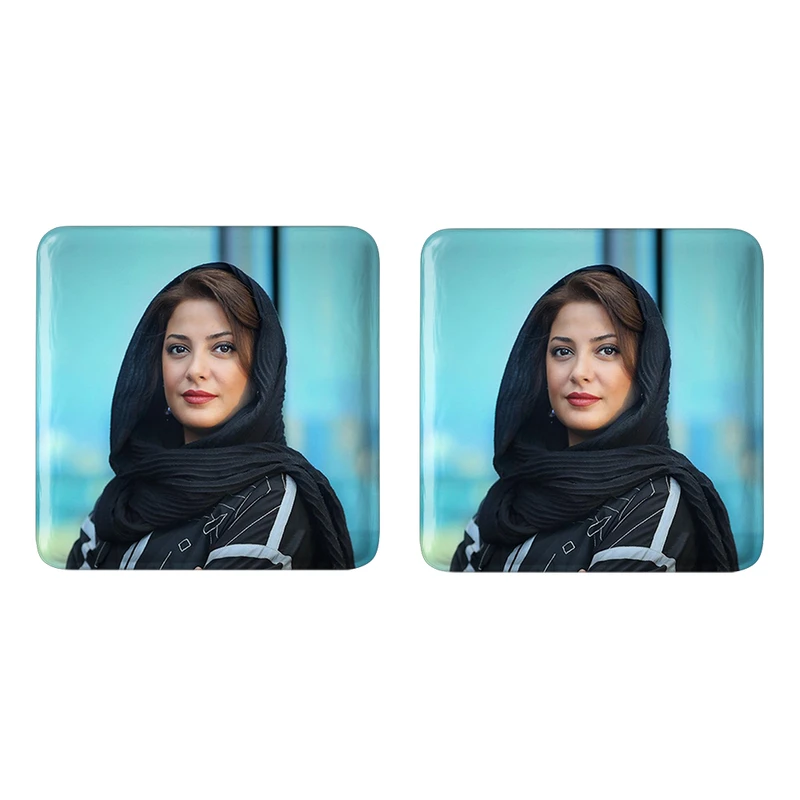 مگنت خندالو مدل طناز طباطبایی کد 6239 مجموعه 2 عددی