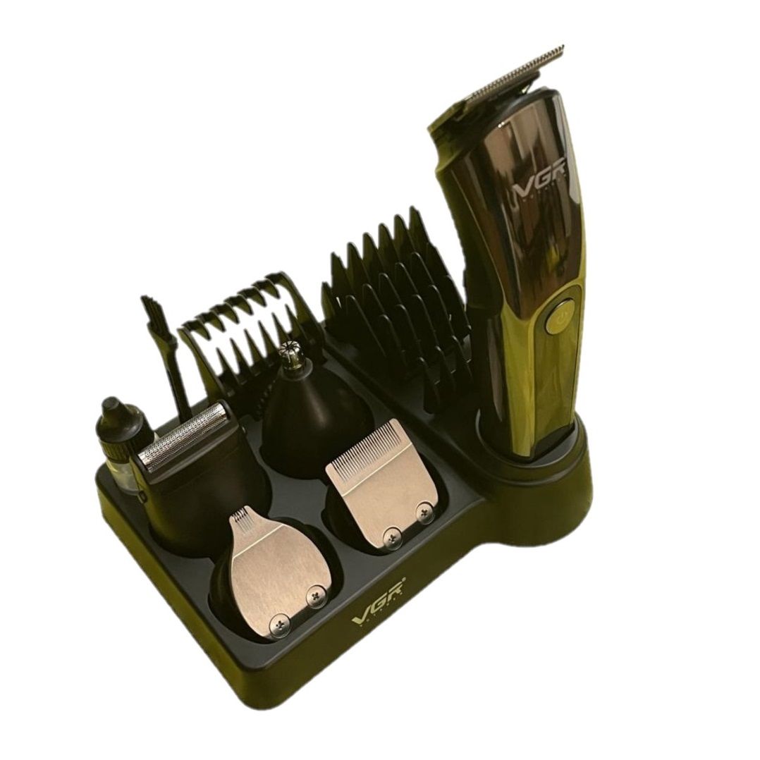 ست ماشین اصلاح موی صورت و بدن وی جی ار مدل V-107 -  - 10