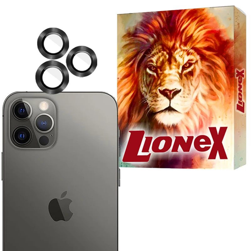 محافظ لنز دوربین لایونکس مدل RINL20 مناسب برای گوشی موبایل اپل iPhone 12 Pro max