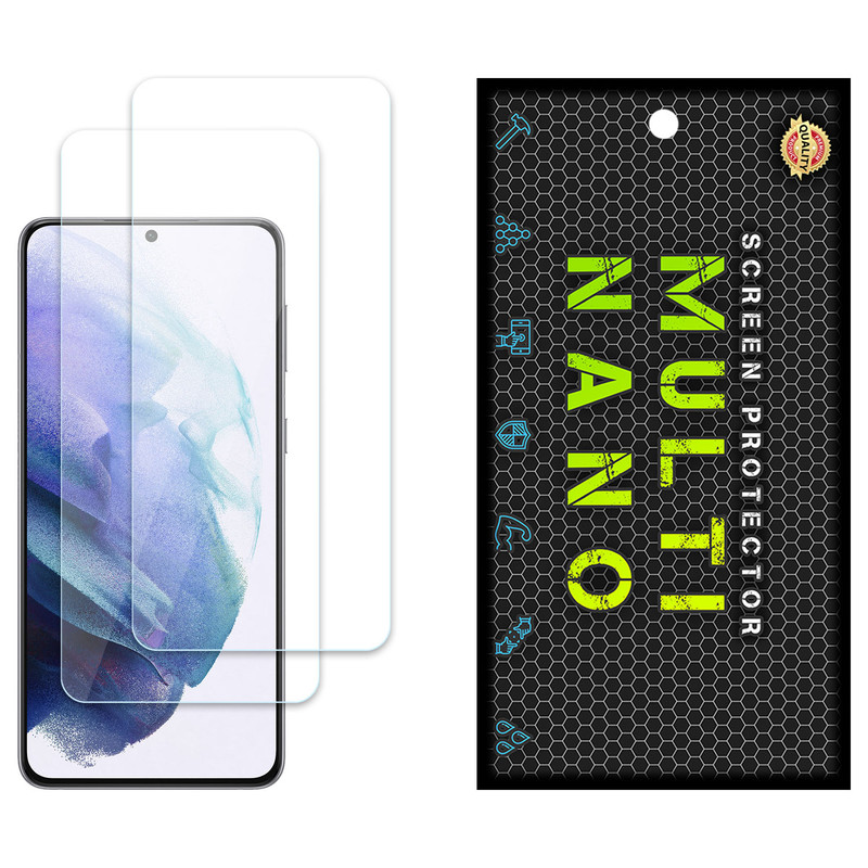 محافظ صفحه نمایش مولتی نانو مدل X-S2N مناسب برای گوشی موبایل سامسونگ Galaxy S21 Plus بسته دو عددی