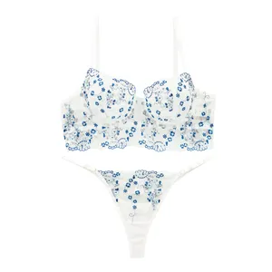 ست شورت و سوتین زنانه برتا مدل توری کد 4088BL