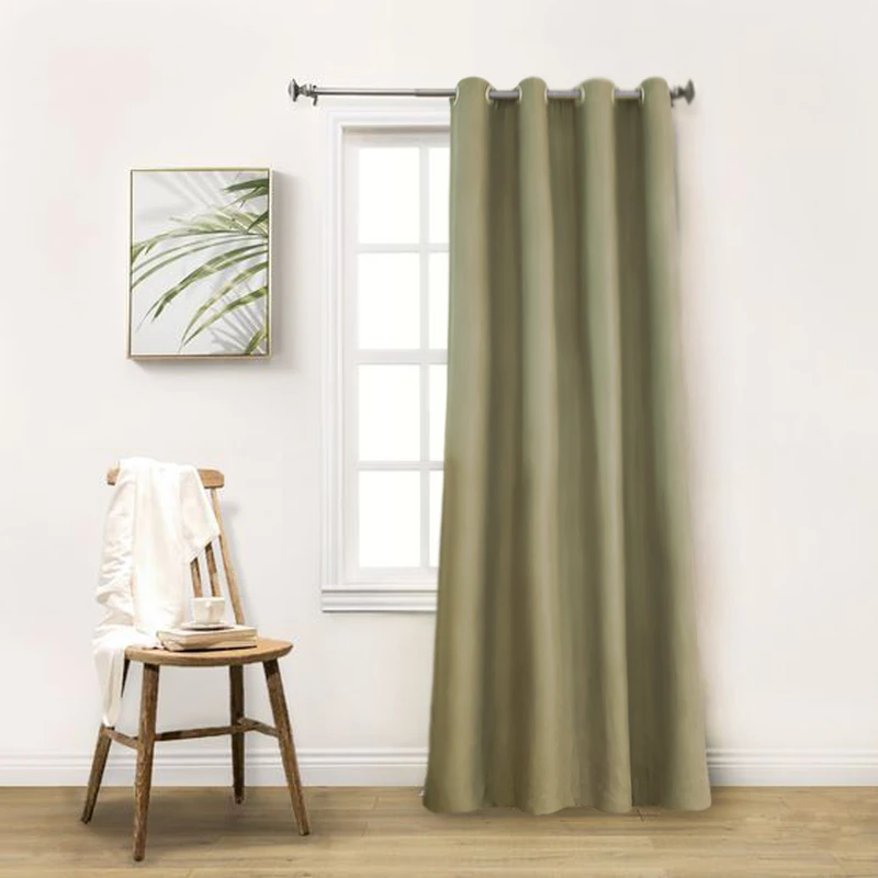 پرده مدل مخمل بافت دار سایز 140x280 سانتیمتر