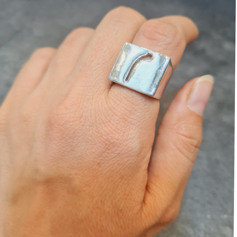 انگشتر زنانه مدل میم