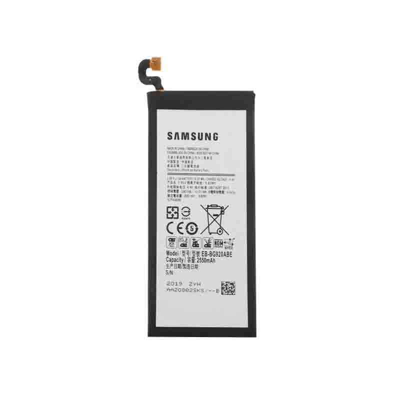 باتری موبایل مدل EB-BG920ABE ظرفیت 2550 میلی آمپر ساعت مناسب برای گوشی موبایل سامسونگ Galaxy S6