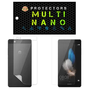 محافظ صفحه نمایش مولتی نانو مدل X-SFT مناسب برای گوشی موبایل هوآوی پی 8 لایت به همراه محافظ پشت