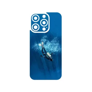 MAHOOT Scuba_Diving Cover Sticker for Apple iPhone 15 Pro