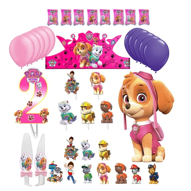 مجموعه 38 عددی تم تولد مدل سگهای نگهبان طرح اسکای کد 02