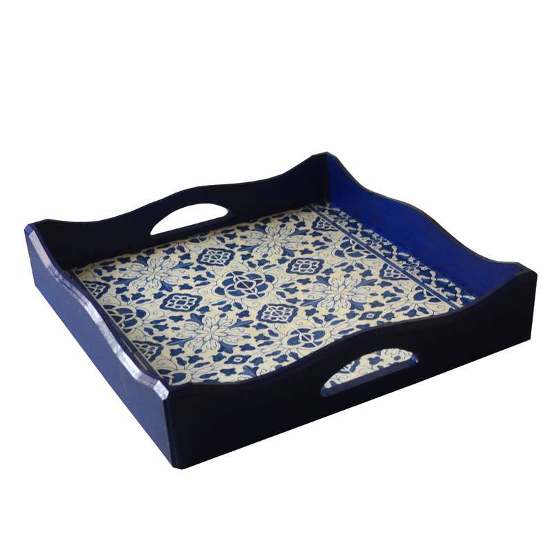 سینی  طرح کاشی