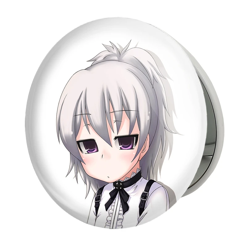 آینه جیبی خندالو طرح یین انیمه تاریک تر از سیاهی Darker Than Black مدل تاشو کد 22570 