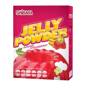 پودر ژله توت فرنگی و موز شیبابا - 100 گرم