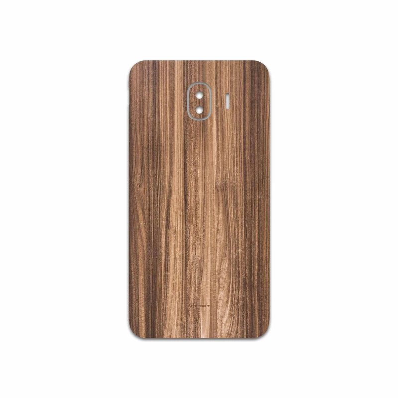 برچسب پوششی ماهوت مدل Light Walnut Wood مناسب برای گوشی موبایل سامسونگ Galaxy J4