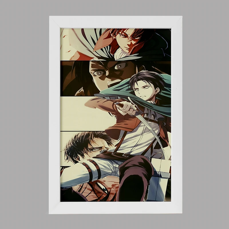 تابلو خندالو مدل انیمه اتک آن تایتان کد F4734