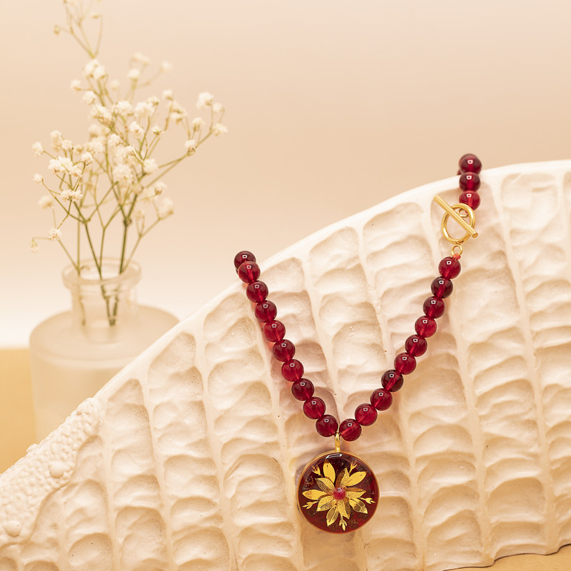 گردنبند زنانه مارک گلد مدل نسترن کد GN3072 گردنبند زنانه مارک گلد مدل نسترن کد GN3072