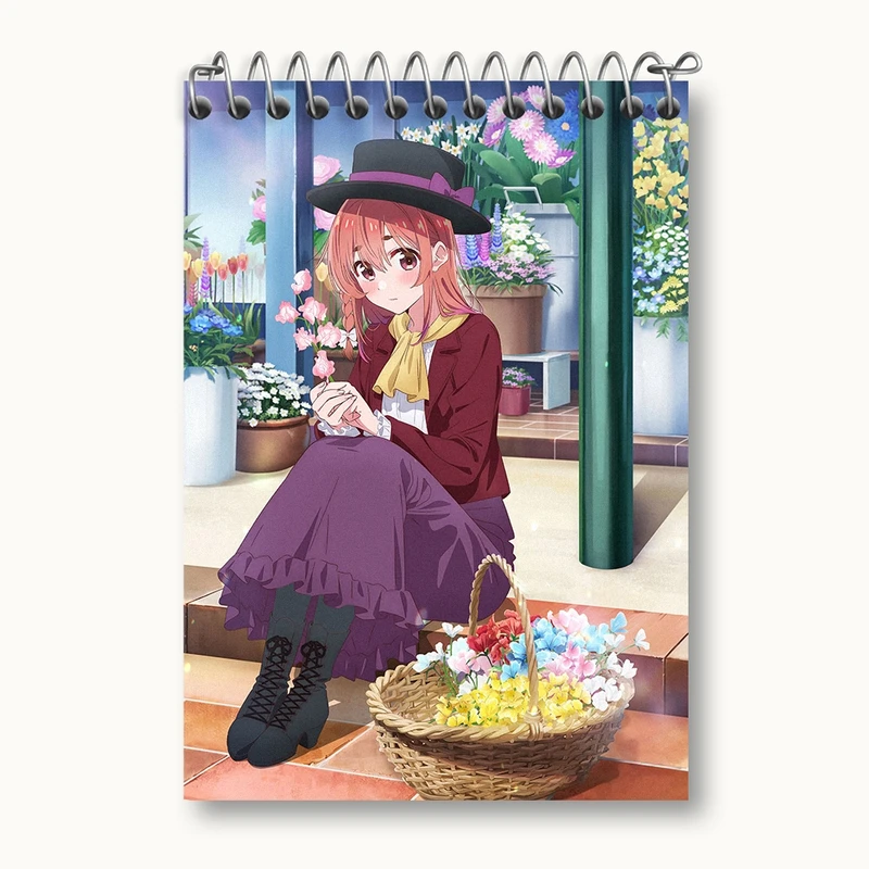 دفتر یادداشت 50 برگ خندالو مدل سومی انیمه کانوجو اوکاری کد 34820