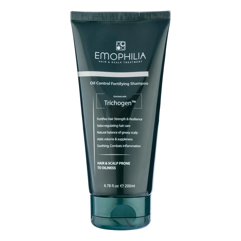 شامپو ضد ریزش مو اموفیلیا مدل Trichogen مناسب برای موهای چرب حجم 200 میلی لیتر