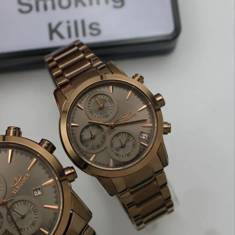 ست ساعت مچی عقربه ای زنانه و مردانه الگانس مدل 81226M