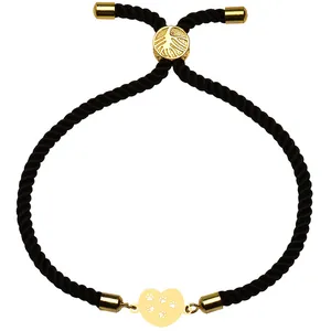 دستبند طلا 18 عیار زنانه الن نار مدل قلب و پنجه کد ELN2947