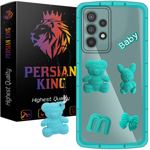 کاور پرشین کینگ مدل Baby 22 مناسب برای گوشی موبایل سامسونگ Galaxy A32 5G / A13 4G به همراه بند آویز