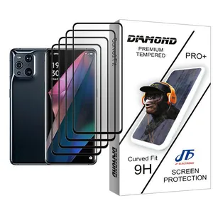 JF Diamond Glass MIX004 Screen Protector For Oppo Find X3 Pro Pack Of 4