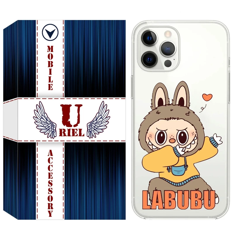 کاور یوریل مدل Clear کد 104 طرح لبوبو مناسب برای گوشی موبایل اپل iPhone 13 Pro Max