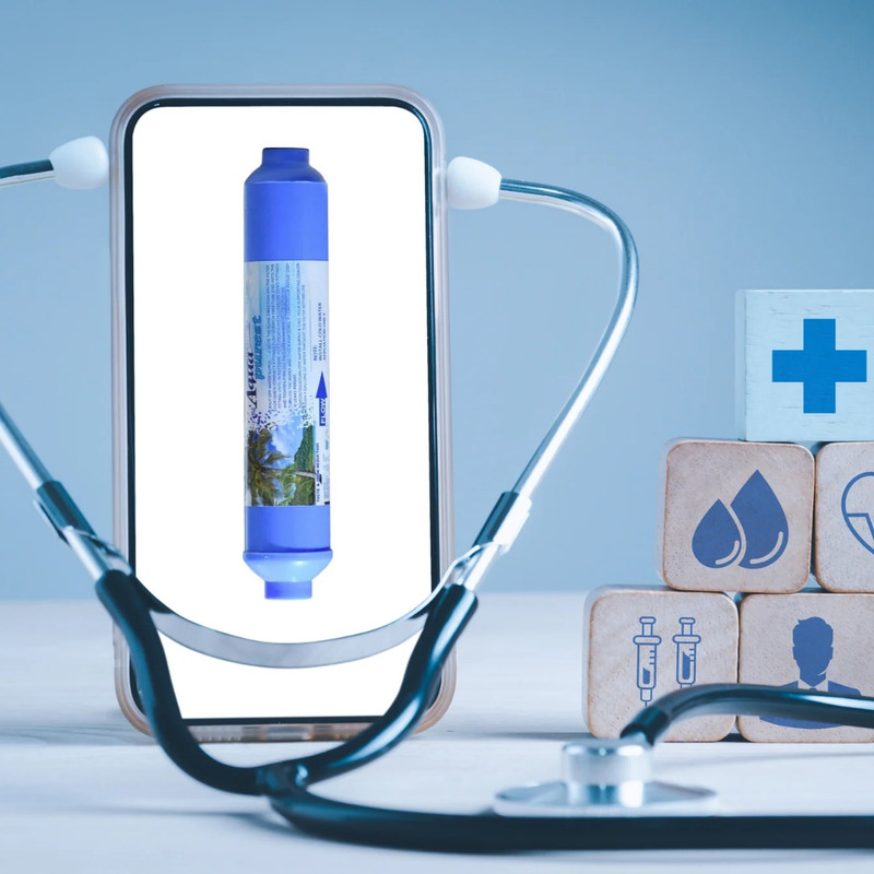 فیلتر تصفیه آب یخچال ساید بای ساید آکوا پیورست مدل K 102 مجموعه 2 عددی