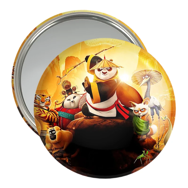 آینه جیبی خندالو مدل پاندا کونگ فو کار  کد 1375