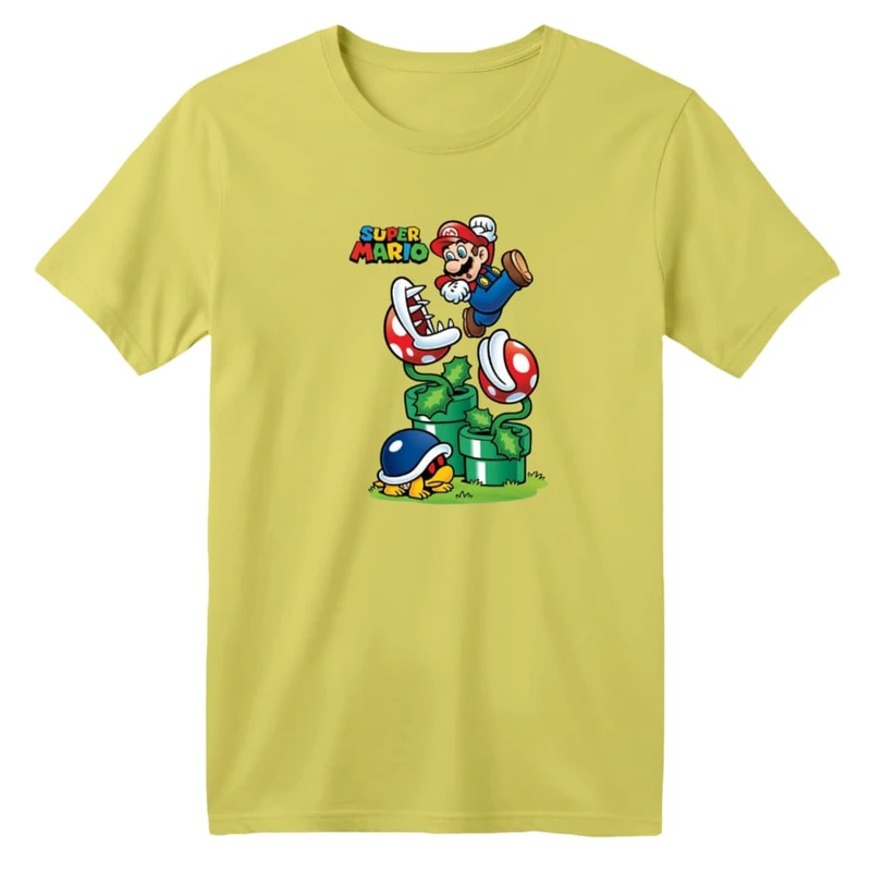 تی شرت آستین کوتاه بچگانه مدل ماریو کد ۳